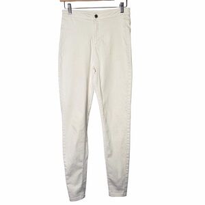 Mark & Spencer Skinny Denim Jeans in White, Size US 6